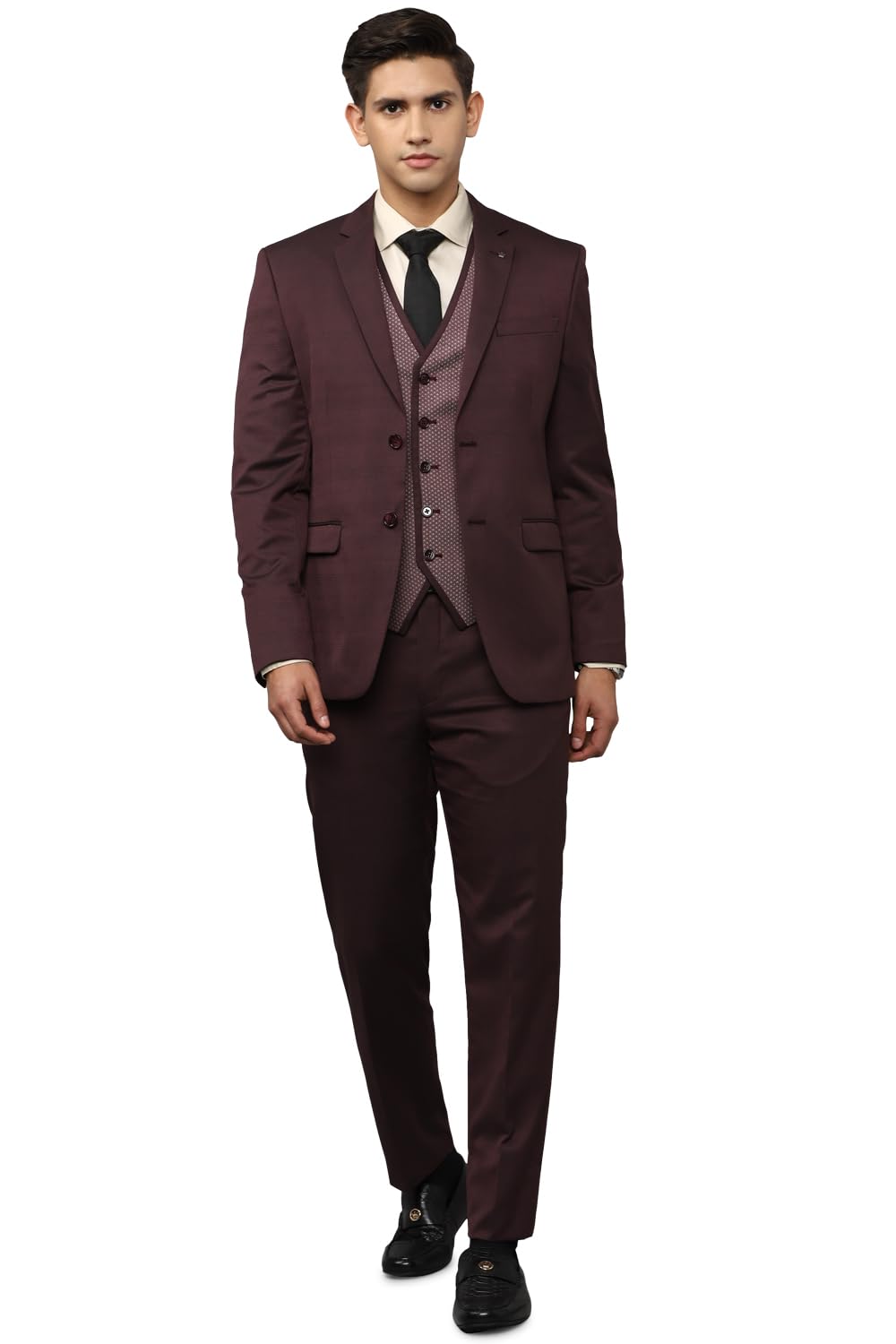 louis philippe Men's Polyester Blend Three Piece Suit-Dress Set-picture-37