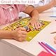 Kreatives Kinder Bastelset - 16 Stück Klebepunkt Aufkleber, Buntes Pappe zum Basteln, Mosaik Bilder DIY Kunsthandwerk Sticker