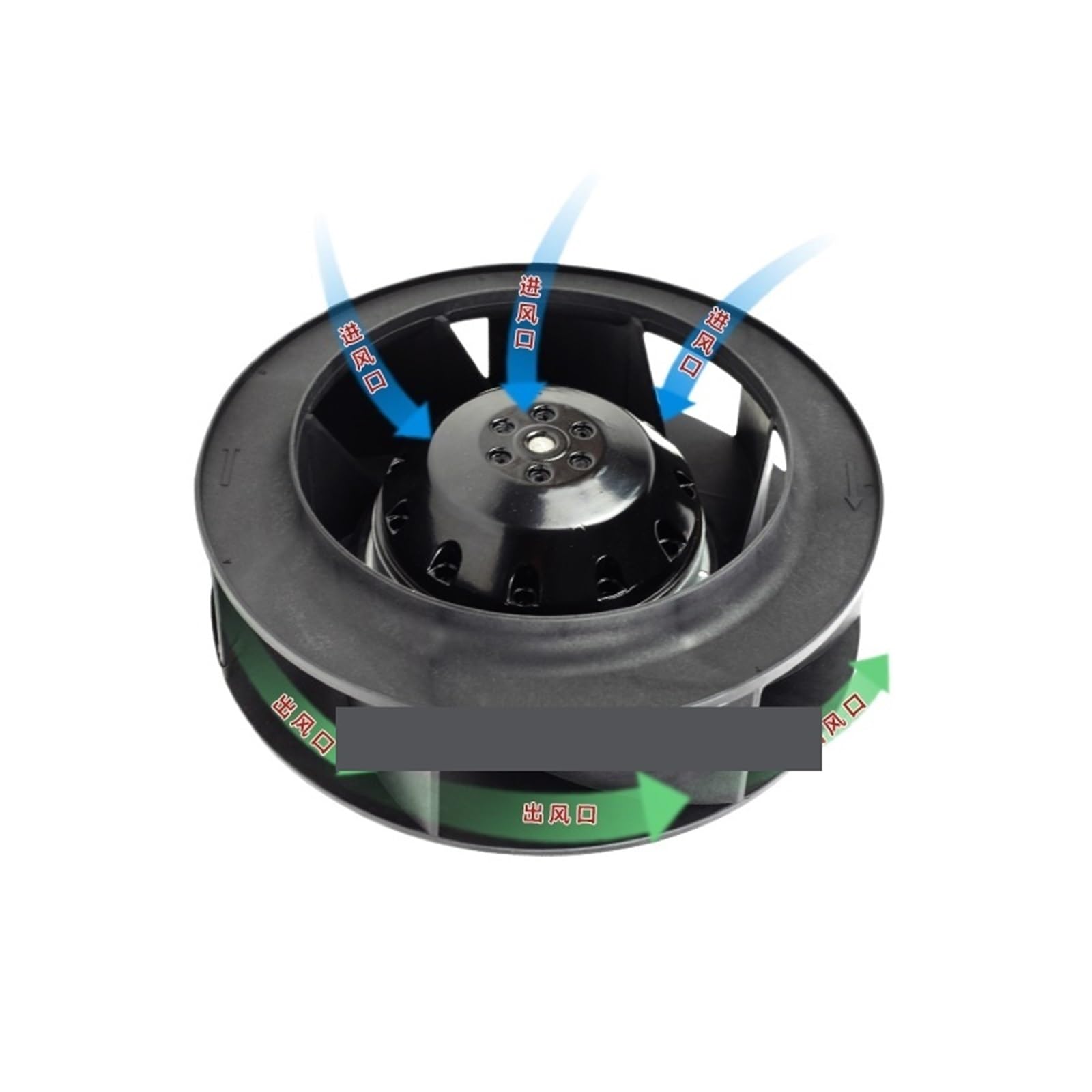 OSHZIKJII 1PCS Turbine Centrifugal Fan 220V 133/175/180/190/220/225/250/280FLW2(280FLW2-230W)