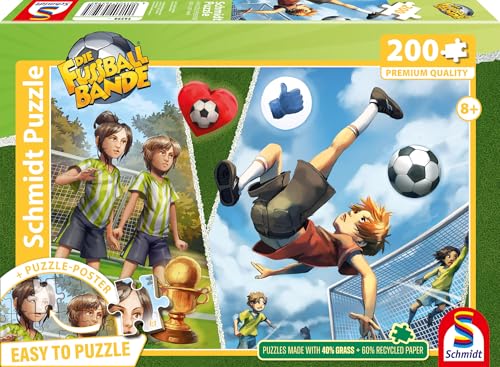 Schmidt 56598 Puzzle 200 pièces Le Groupe de Football de Leon