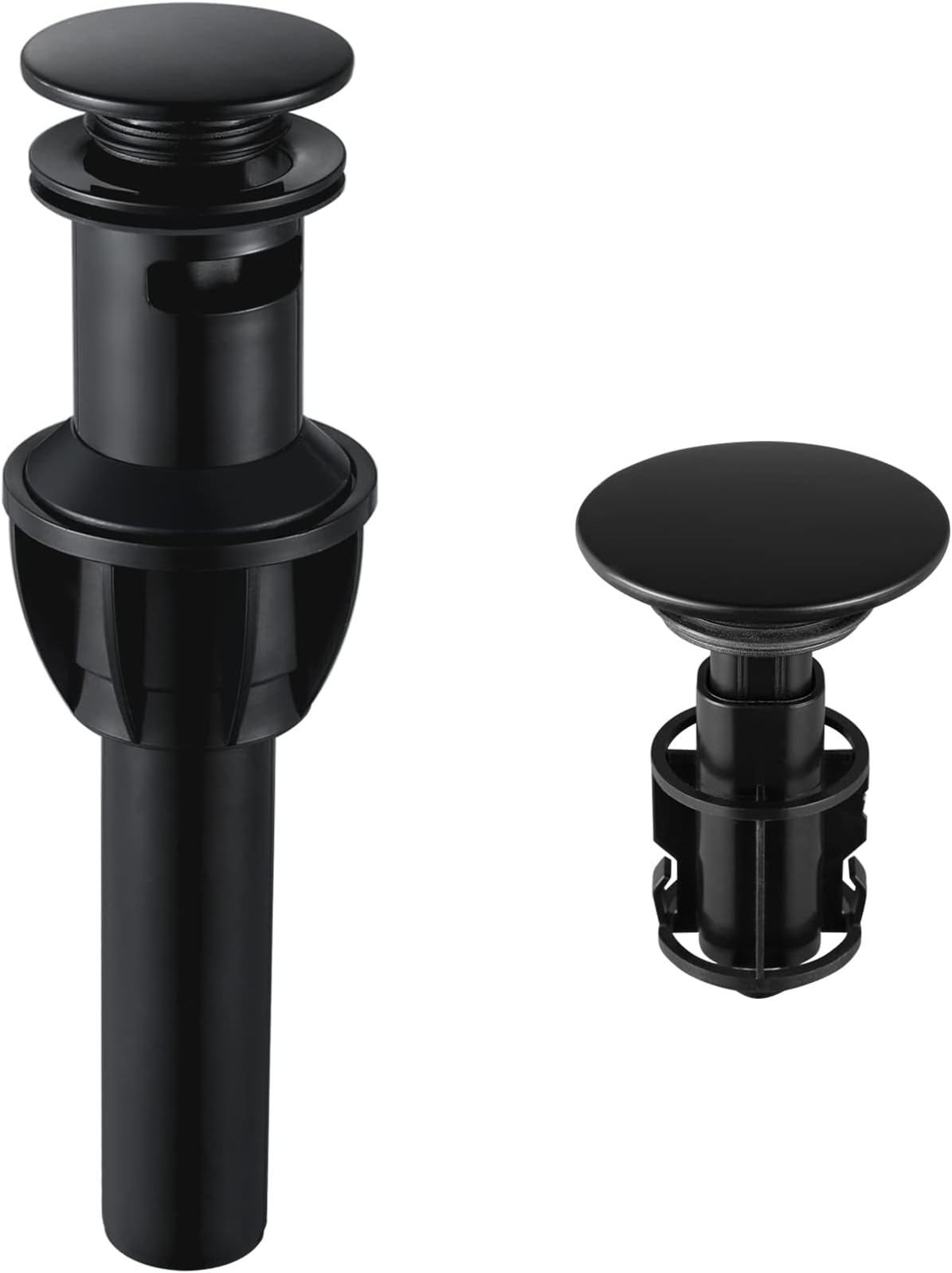Amazon.com: Bathroom Sink Drain without Overflow Vessel Sink Lavatory ...
