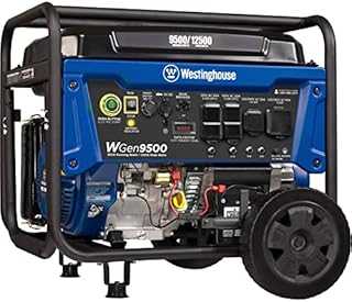 Westinghouse Outdoor Power Equipment 12500 Peak Watt Home Backup Portable Generator, Remote Electric Start with Auto Choke, Transfer Switch Ready 30A & 50A Outlets, Gas Powered, CARB Compliant