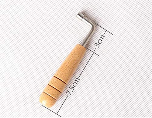 Liyafy 7Pcs Tuning Pins With L-Shape Tuning Wrench For Lyre Harp Strings And Other Primitive Stringed Instruments #TOP4
