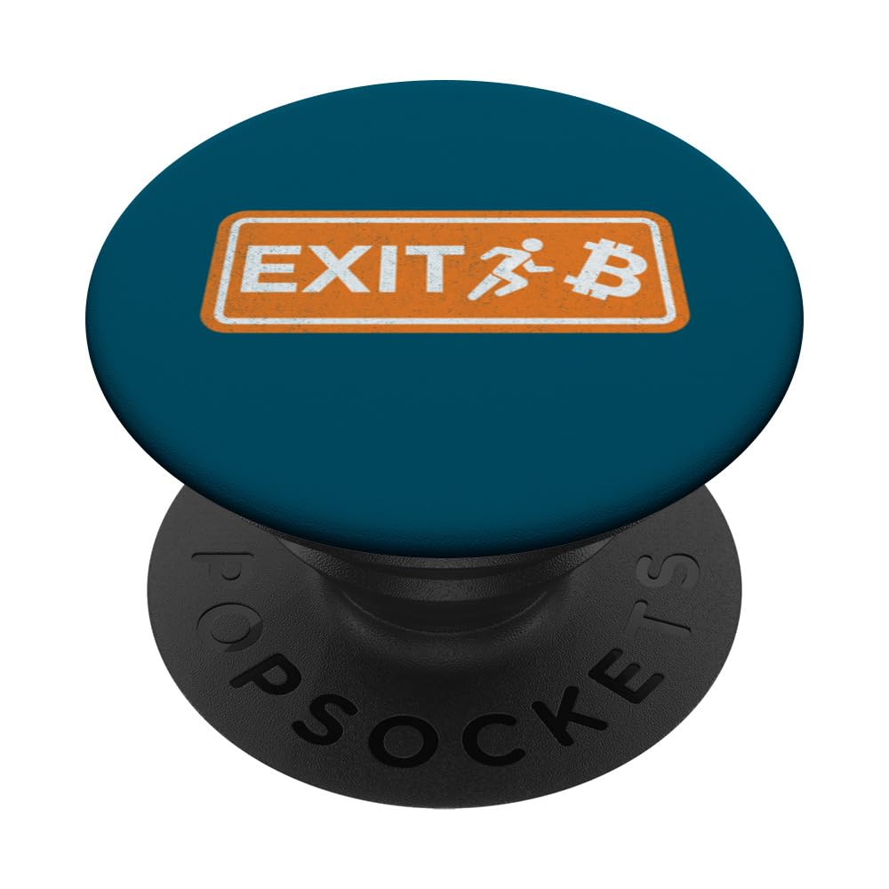 Amazon.com: Bitcoin Is the Exit For Cypherpunks & Cryptocurrency Lovers  PopSockets Standard PopGrip : Cell Phones & Accessories