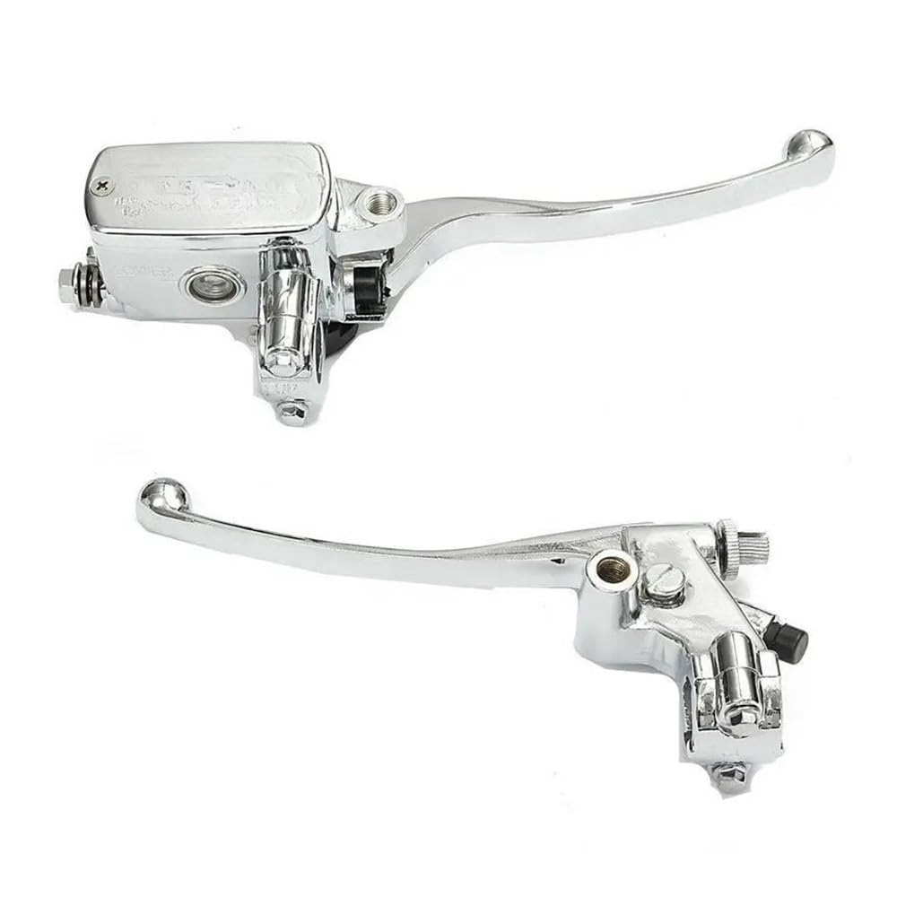 QJDYELXNZL 25mm Motorcycle Brake Pump Front Master Cylinder Hydraulic Brake Lever for Ho&nda for Ya&maha for Suzuki for Kaw&asaki Brakes Clutchs Levers