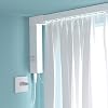 YoumiAi Tuya Zigbee Electric Curtain Smart Automated Motor Motorized Track,Remote Control Rods,Voice,Timer,Work with Homekit via Matter M1 Zigbee Hub 8M