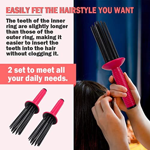 FERCAISH 2Pcs Peines para Rizar y Estilizar Cabello Rizado miniatura 4
