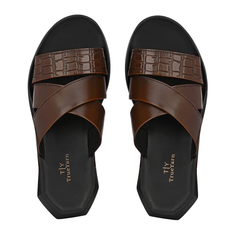 See full amazon price history chart for TrueYarn Original Leather Slippers for Men | Leather Sliders for Men | Thong Sandals for Men | Stylish | Durable | Anti-Skid | UK- 7 (Brown) TrueYarn Original Leather Slippers for Men | Leather Sliders for Men | Thong Sandals for Men | Stylish | Durable | Anti-Skid | UK- 7 (Brown) (B0BNLGLFRG) Amazon Price History, Amazon Price Tracker