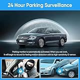 Saker Full View Car Dashcam System, 360° 4 Channel Dash Cam - 4K Front & 1080P Rear/Side Car Camera with Parking Mode, G-Sensor, Night Vision, SD Card Included - Image 8