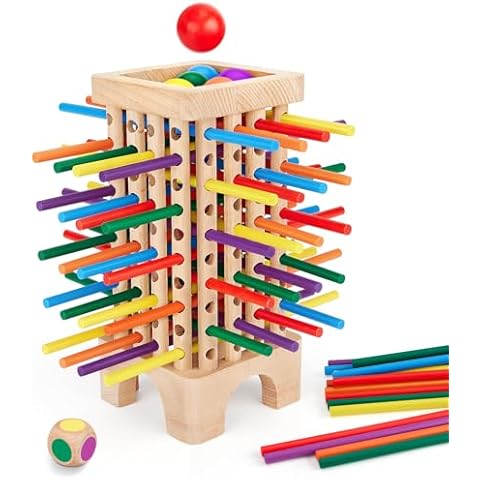 Montessori Wooden Sticks Dice Game for Kids Cover