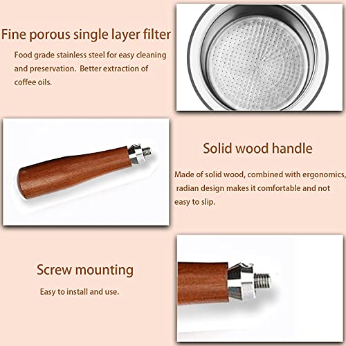 Alliteqwe 54 mm bottomless sieve carrier for Barista BES870XL BES870BSXL BES878BSS BES880BSS BES840XL and More C - Image 3