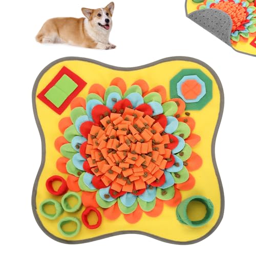 Cozary Tappeto Olfattivo Cane 50x50 cm – Tappetino Olfattivo, Gioco Interattivo Cane, Giochi Olfattivi, Antiscivolo, Lavabile, per Taglie Piccole e Medie