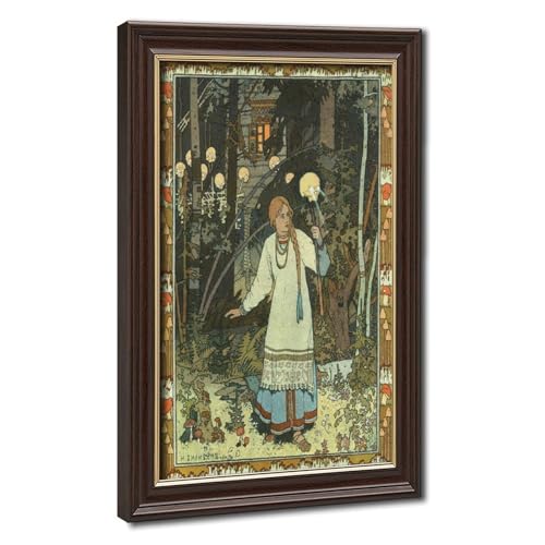 Poster Vasilisa Baba Yaga Ivan Bilibin | Fini les murs vides sans charme