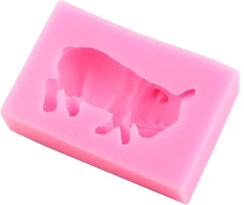 Miniatura 9 de Molde de silicona para perro dormido, Corgi, Bulldog Francés, para pasta de goma, azúcar, caramelo de chocolate, decoración de tartas, juego de 4