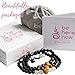 Set of 3 Anxiety Bracelet For Women | Essential Oil Bracelets, Lava Rock Diffuser Bracelets For Women with Rose Quartz, Amethyst, Tiger's Eye, Sandalwood. Gift Box. Gift Card + Extra Satin Bag.