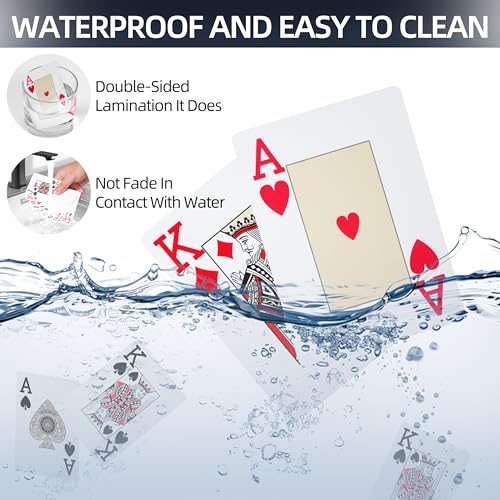 Cartas de Póker Resistentes al Agua y PVC miniatura 5