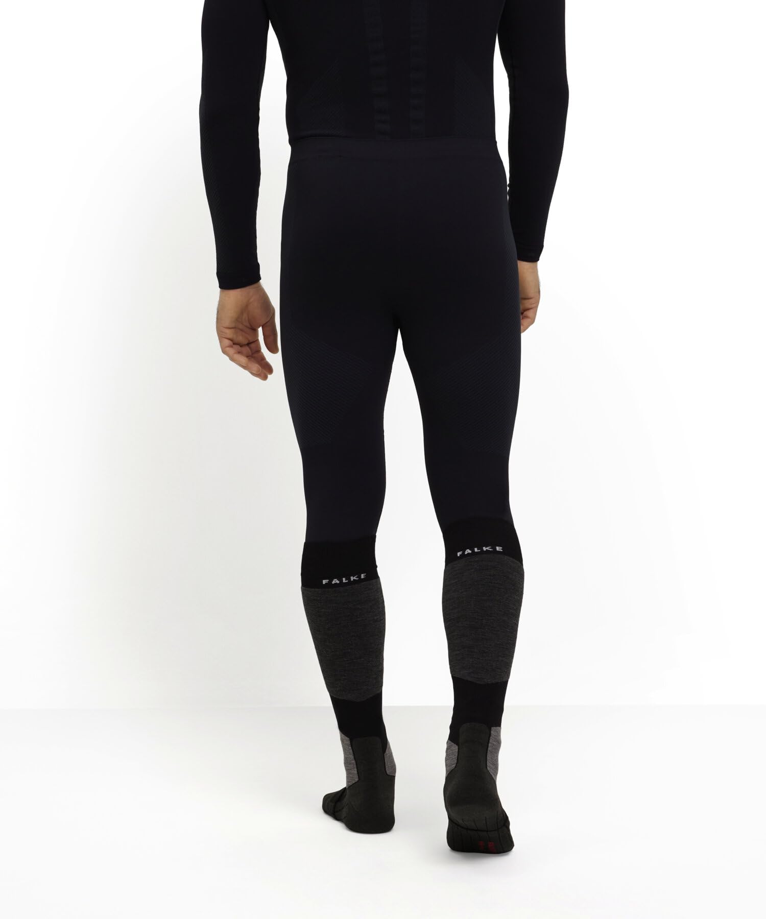 FALKE uomo Warm Long calzamaglia sportiva tecnica per temperature da miti | termoregolazione per temperature da calde a fredde