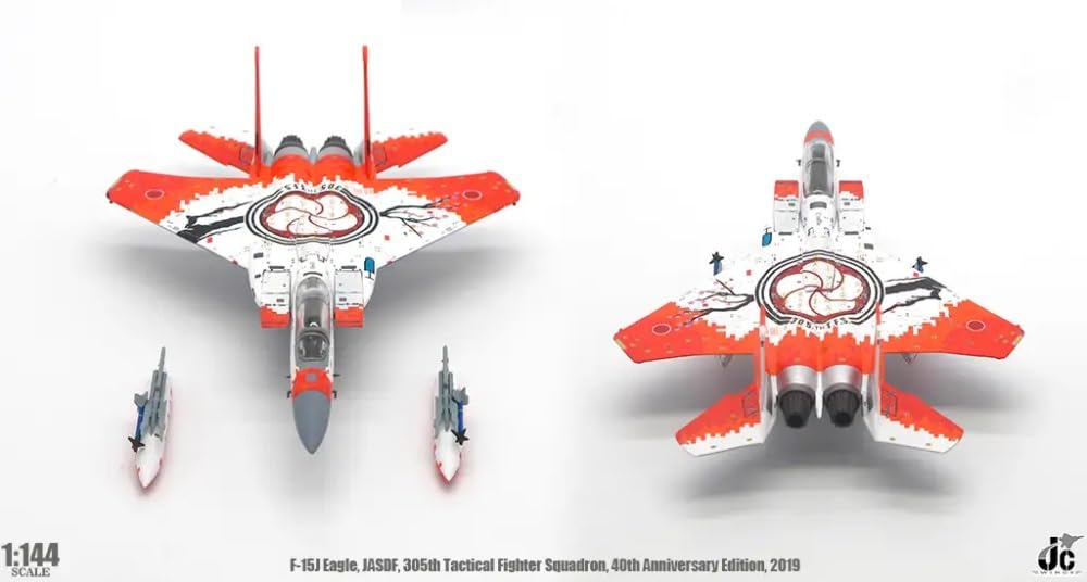 JCW 航空自衛隊第305飛行隊　40周年記念塗装F-15J 1/144 金属 F-15J 航空自衛隊 第305飛行隊 創設40周年記念塗装機 2019 (完成