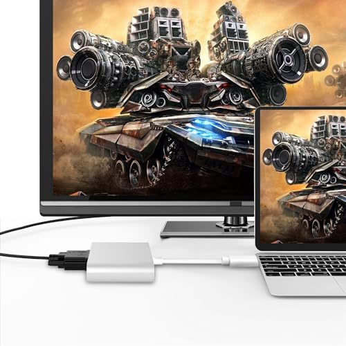 Image of USB HUB USB-C to VGA Adapter Type C 3-in-1 Dock with PD VGA(4K) USB 3.0 for Retina Mak-Buk Pro 2015 /2016 Surface Book Gugle Chromebook Thunderbolt 3 System Devices (USB C to 3 in 1 VGA HUB)