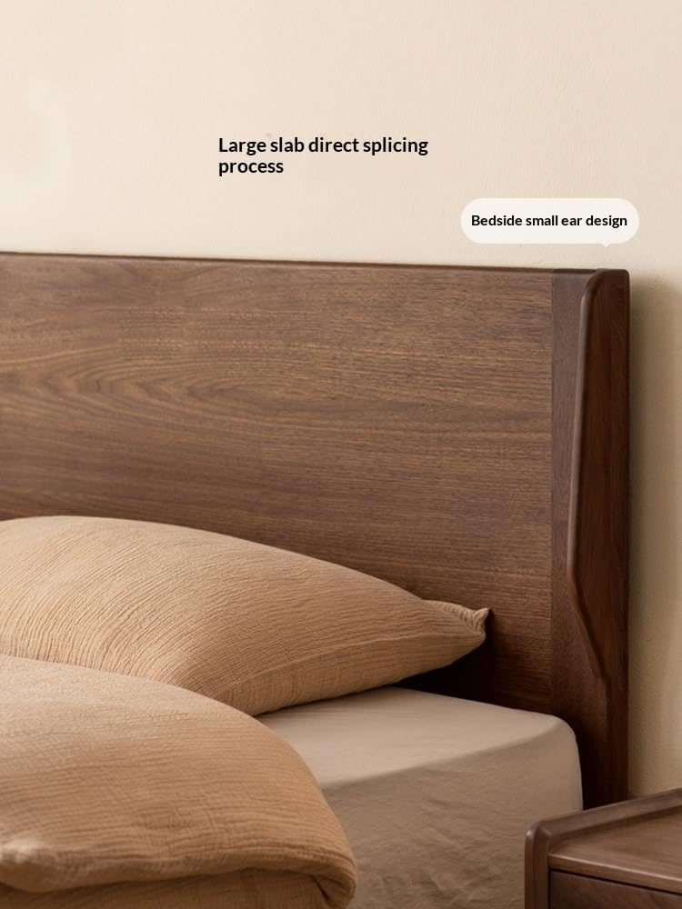 GVAwood Ash, North American Black Walnut High Head Bed US Size - RV King 72" x 80" (182 x 203 cm) / Out of Stock Walnut Color Ash Bed Beech Plank