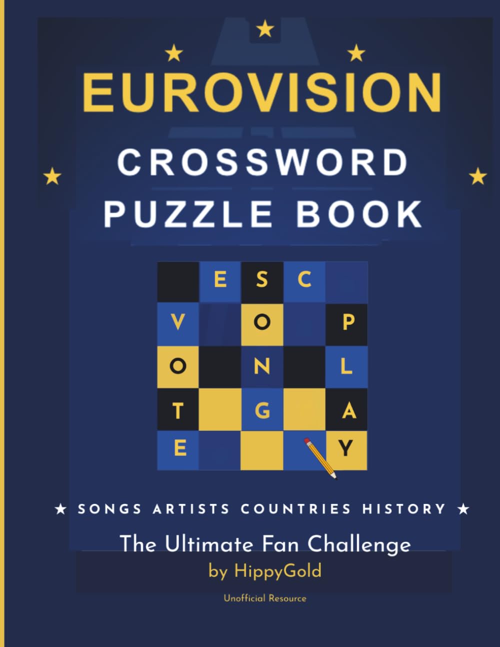 Eurovision Crossword Puzzle Book. Songs, Artists, Countries, History: Fun and Challenging Pop Culture Trivia for Fans of Europe's Biggest Music Contest. Unofficial Resource.