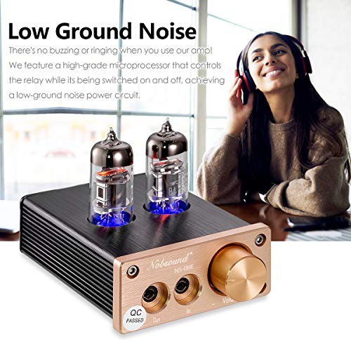 Nobsound Ns-08E Vacuum Tube Headphone Amplifier Hi-Fi Valve Headphone Amp Stereo Audio Preamplifier #TOP1