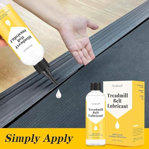 100% Silicone Treadmill Belt Lubricants/Lubes | 8 Ounce, Treadmill Lubricant for Belt, Easy to Apply Treadmill Belt Lubricant Oil, Suitable for Nearly All Type of Treadmills