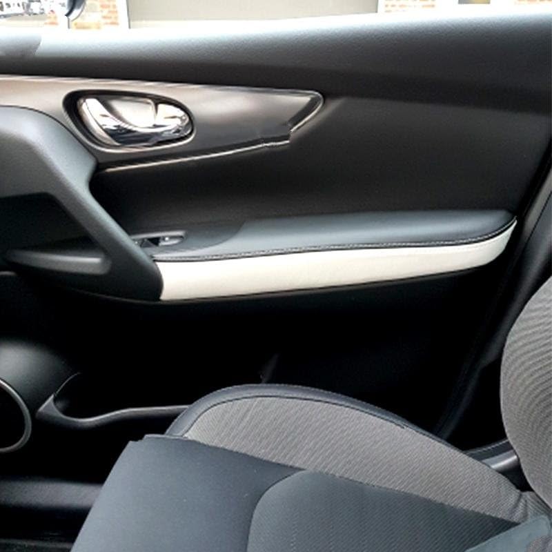 Nissan Qashqai J11 Türgriff Abdeckung - Schwarz-Rot Innenraum