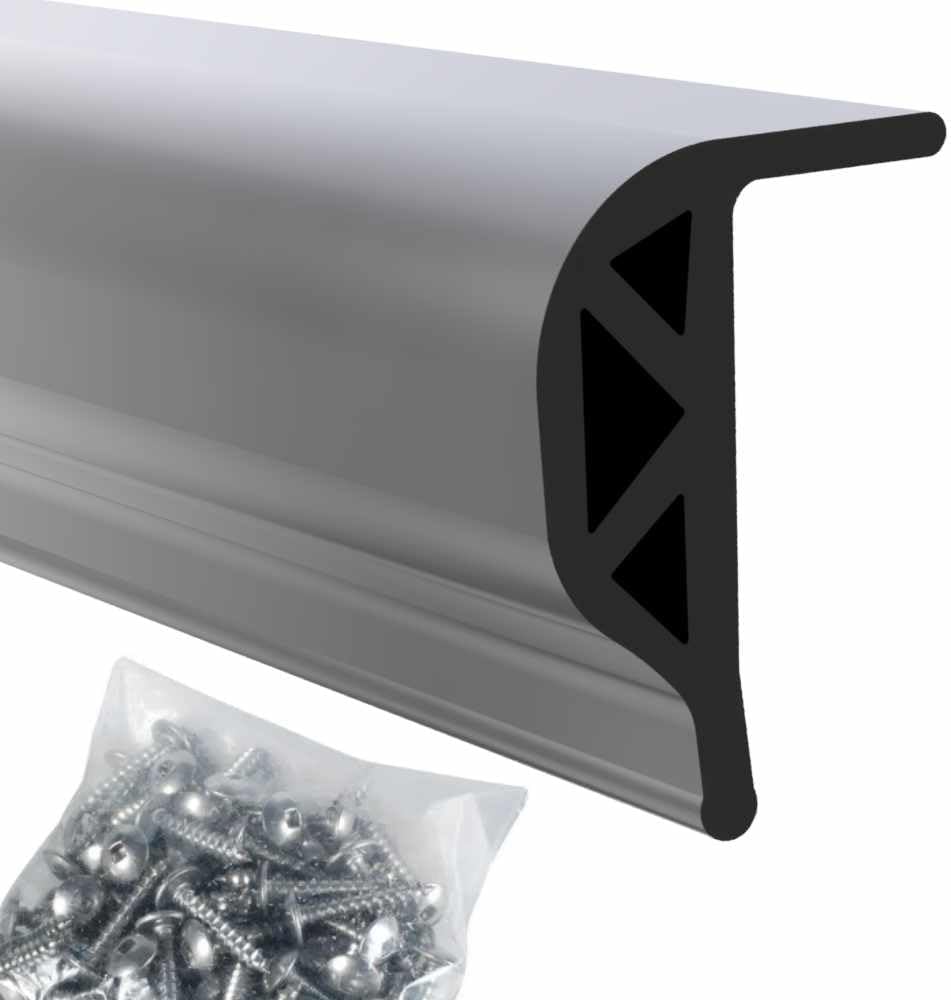 Dock Bumpers: P-Style Dock Edging, Full Protection Dock Fender, 4 Foot Sections: for Easy Install, 16ft and 24ft Bundles, UV-Resistant, Non-Marking, Black & White Options.