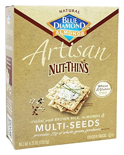 Blue Diamond Growers  Artisan Nut Thins Multi-Seeds  4.25 oz (paquete de 2) por Blue Diamond Almonds