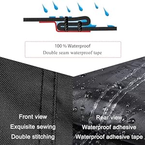 Hanging Porch Swing Cover Waterproof, Outdoor Hanging Swing Cover with Seam Taped, Hanging Patio Swing Cover Oxford Cloth Windproof - Black (85 * 45 * 28/20inch) Hanging Porch Swing Cover Waterproof Outdoor Hanging Swing Cover with Seam Taped Hanging Patio Swing Cover Oxford Cloth Windproof Black 85 45 2820inch