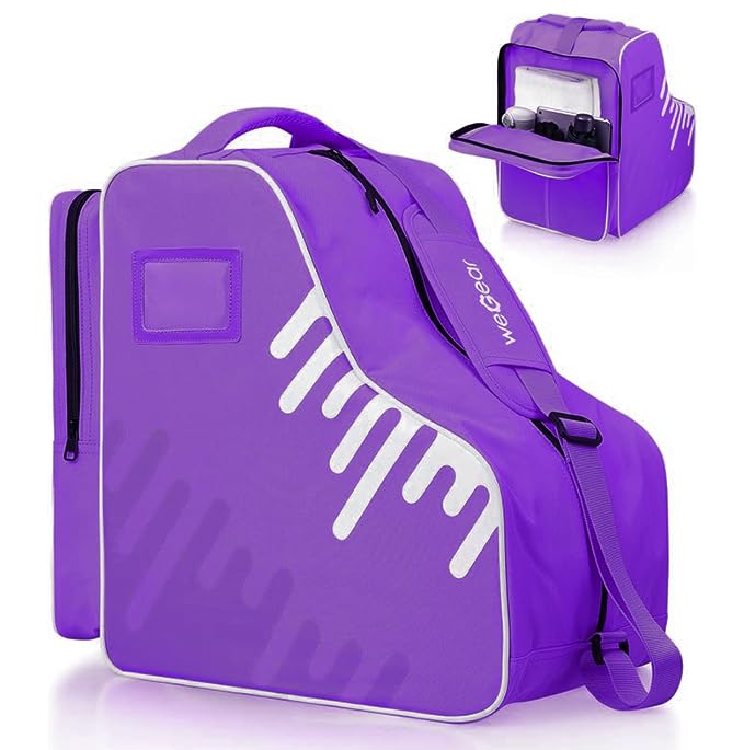 CELLGEAR Skate Bag Adults Roller Skates Bag,Large Capacity Ice Skates Carry Bag with Adjustable Shoulder Strap Nylon Inline Skate Bags for Girls Boys Women Men