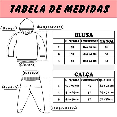 Kit 5 Conjuntos Moletom Com Capuz Bebê Revenda Atacado 1/2/3 (3)