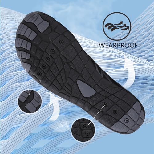 Image of SIOSNETA Hike Barefoot Shoes for Women Men, Breathable Non-Slip Athletic Footwear, Wide Toe Water Shoes for Hiking, Non-Slip Neuropathy Shoes for Women Men, Grounded Comfort wear