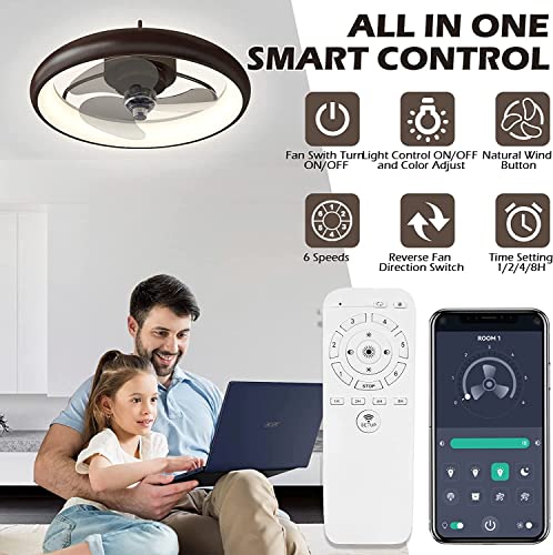 Ventilador de techo con luces regulables y mando para eliminar el calor sin ruidos molestos 3