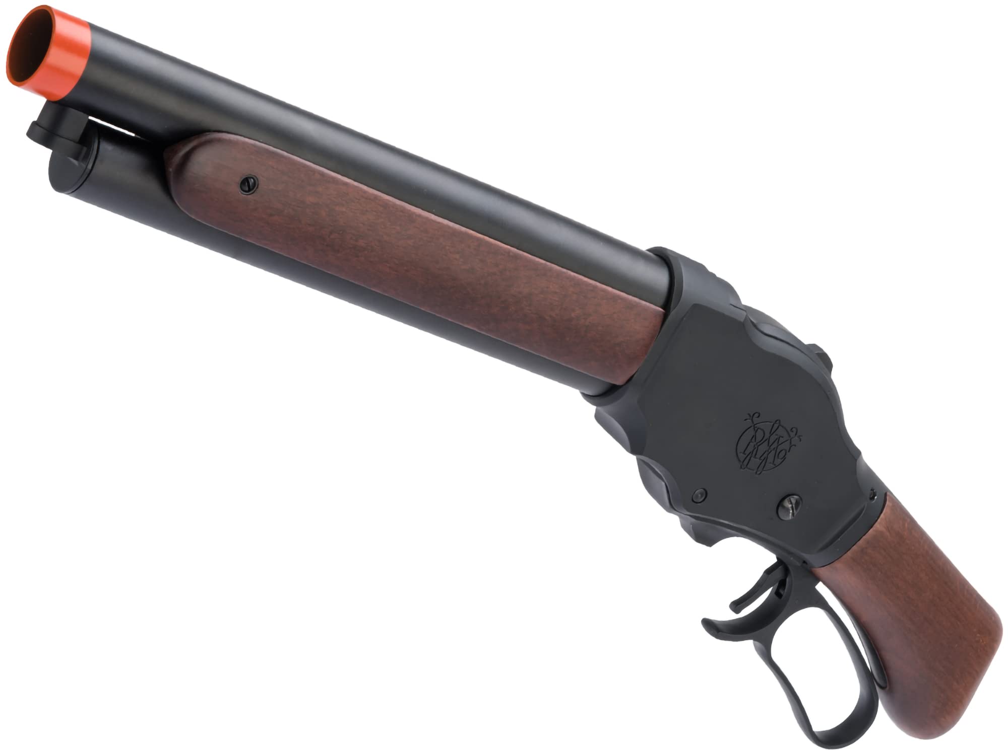 Evike Airsoft - 6mmProShop M1887 Action Movie Inspired Lever Action Gas Airsoft Shotgun (Model: Compact)