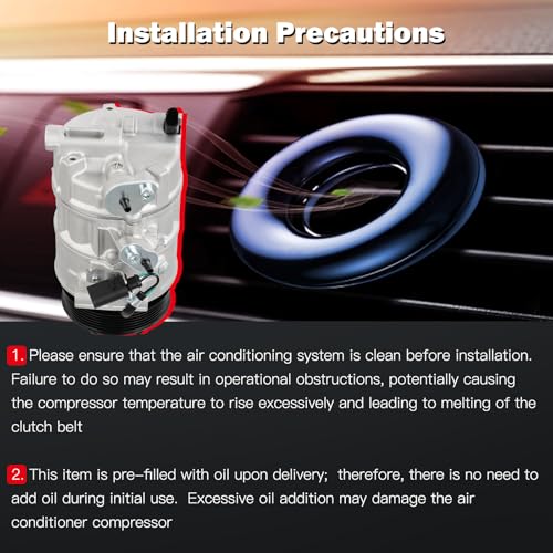 Image of CCIYU AC Compressor w /Clutch for Volkswagen Jetta 2.5L 2015-2018