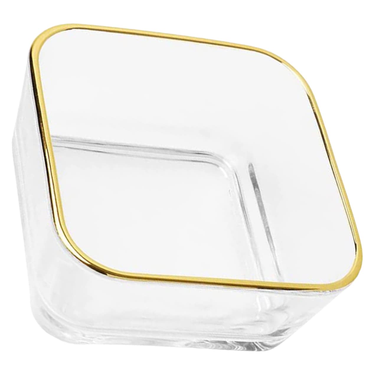 OFFSCH Gold Rim Storage Bowl Paper Clip Dispenser Desk Accessory Marine Corp Birthday Present