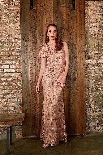 Image of JS Collections Womens Dakota Bow Mermaid GownDress