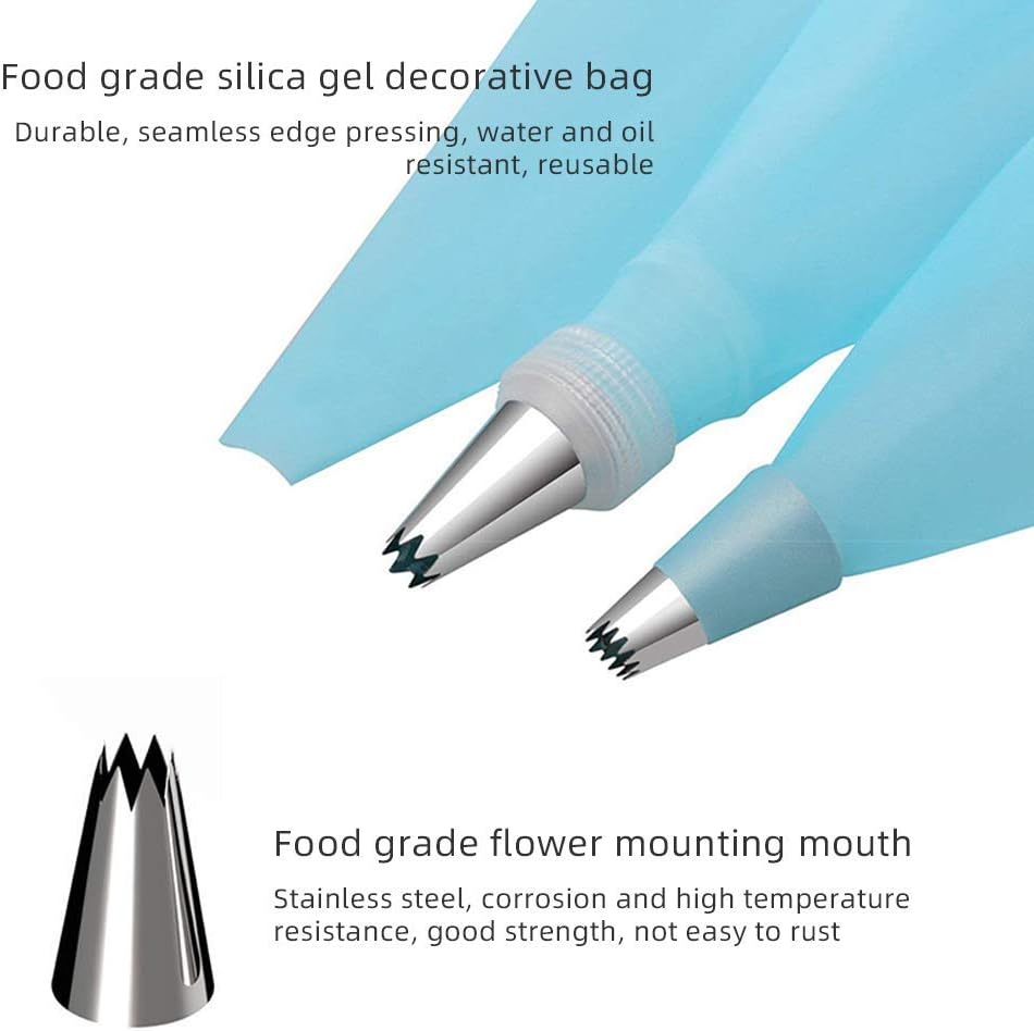 ケーキデコレーション用品、ケーキスクレーパー、パイプノズル、使い捨てバッグ、ケーキフラワーリフターDIYケーキデコレーションツール（