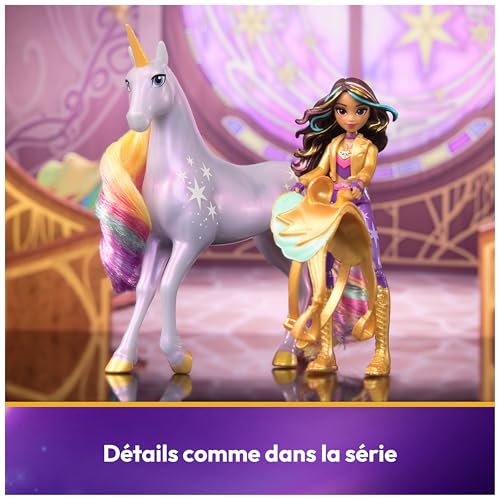 Unicorn Academy - L'Ecole des Licornes - Licorne Wildstar + Poupée Sophia - Licorne, Poupée Et Accessoires À Collectionner - Jouets Inspirés De La Série L'Ecole des Licornes - Jouet Enfant 4 Ans et +