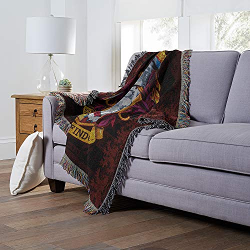 Northwest Woven Tapestry Throw Blanket, 48 X 60 Inches, Gryffindor Shield #TOP3