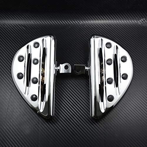 Yhmtivtu Passenger Floorboards Motorcycle Floorboards Cnc Male Mount Foot Pegs Compatible With Harley Touring Street Glide Road Glide Softail Road King Sportster Chrome #TOP1