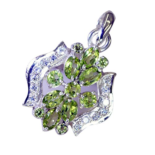 Pendentif Péridot Véritable en Argent : Un Bijou Astrologique de Haute Qualité