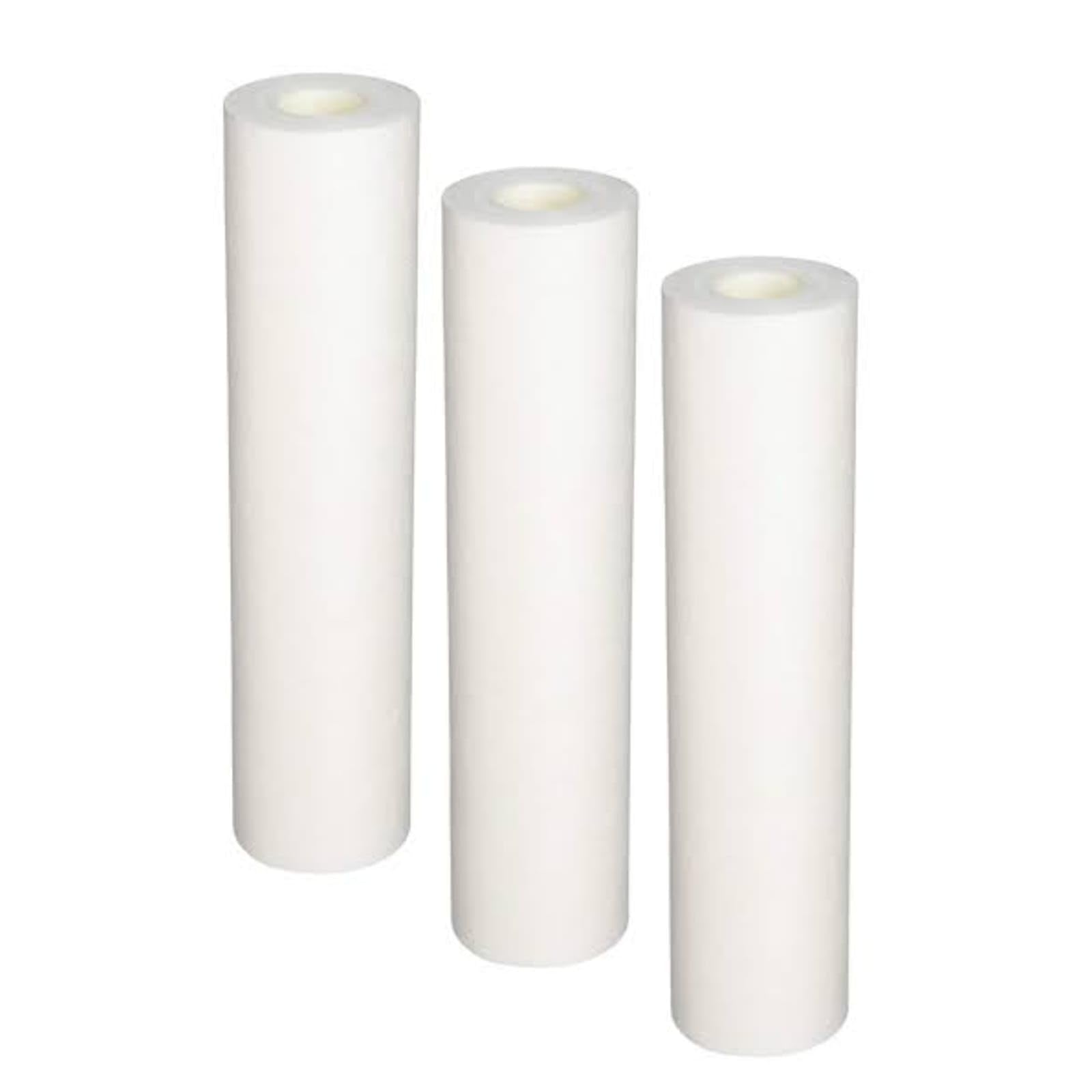 10 Inch PP Spun Filter Cartridge (3 Pack, 90 Gram, 5 Micron, White) | Universal RO Spun Filter Candle Replacement for All Types of RO Water Purifiers-image-46