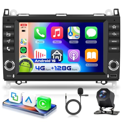 Autoradio Android Auto Mercedes A-Class W169 GPS WiFi Bluetooth