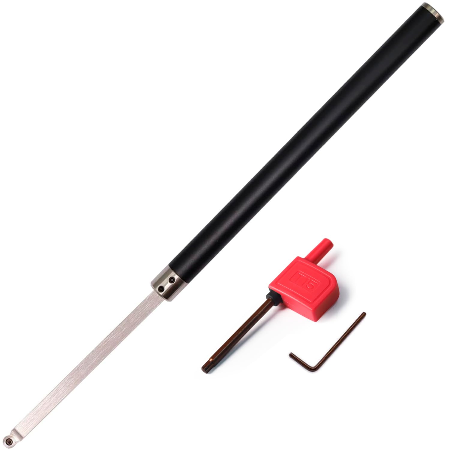 Asieg Tool Wood Turning Tool Set Carbide Tipped Lathe Chisel Finisher Tools Bar With Ci3 12Mm Round Carbide Insert Cutter For Wood Hobbyist Or Diy Or Carpenter