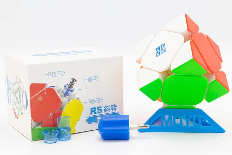 CuberSpeed MoYu RS Skew Magnetic Speed Cube with packaging and accessories