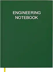 Caderno de engenharia/caderno de papel milimetrado de engenheiro - (formato de grade de 0,63 cm), caderno de laboratório, livro pautado quádruplo com páginas de grade: Índice para química
