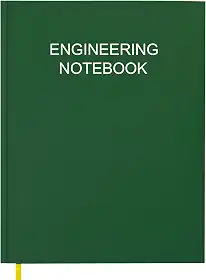 Caderno de engenharia/caderno de papel milimetrado de engenheiro - (formato de grade de 0,63 cm), caderno de laboratório, livro pautado quádruplo com páginas de grade: Índice para química